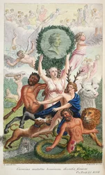 Frontispiz, Illustration aus Ovids Metamorphosen, Florenz, 1832